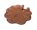ArdaCam Lotus Leaf Plate - Metallic Copper, 27.5 cm