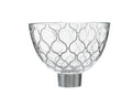 ArdaCam Luna Footed Serving Bowl - Silver, 25.5 cm