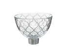 ArdaCam Luna Footed Serving Bowl - Silver, 25.5 cm