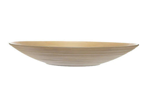 ArdaCam Circle Deep Serving Plate - Metallic Yellow, 40 cm