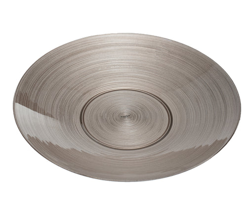 ArdaCam Circle Deep Serving Plate - Metallic Ginger, 40 cm
