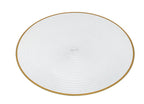 ArdaCam Base Dinner Set - Gold Rim, 25 Pieces for 6 People