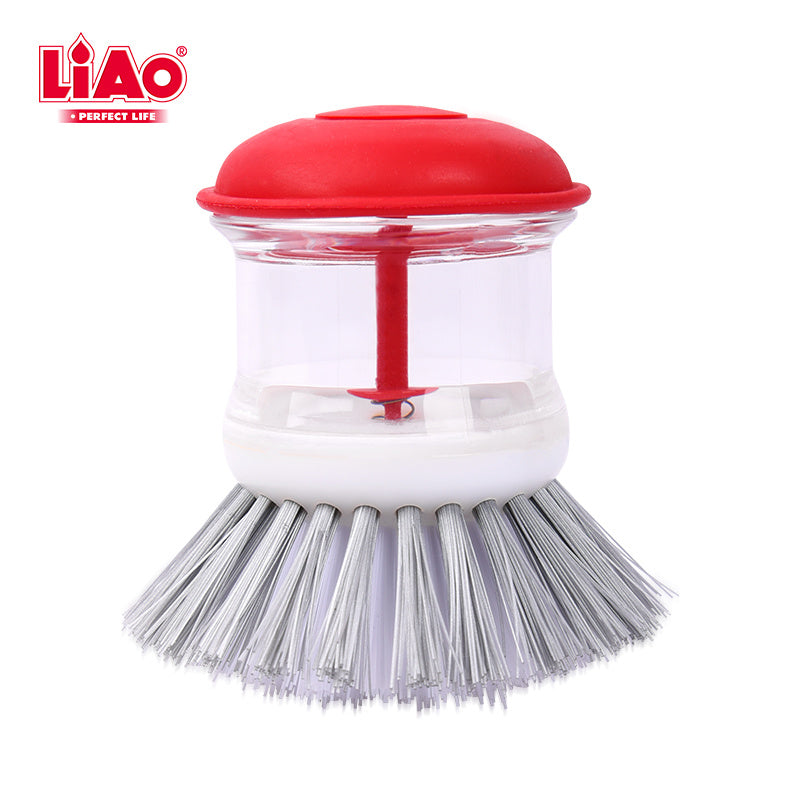 Liao Dish Brush with Soap Dispenser