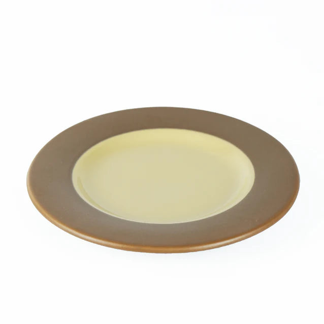 Faria & Bento Side Plate - Brown x Camel, 16cm