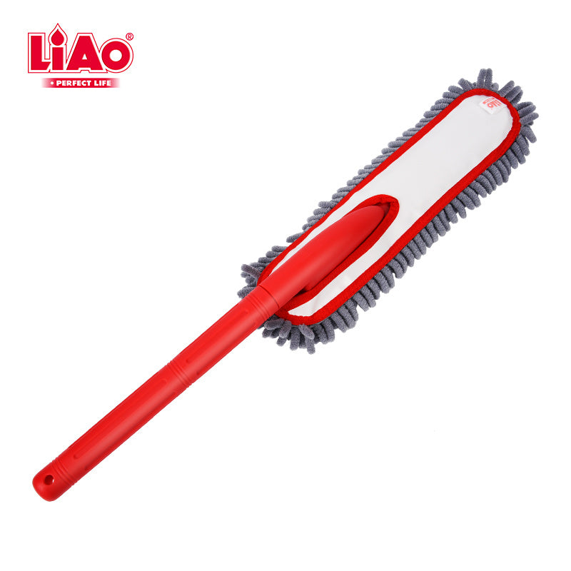 Large Fluffy Dust Mop with Long Handle