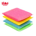 Dish Sponge 4 pcs Mixed Colors Liao F130036