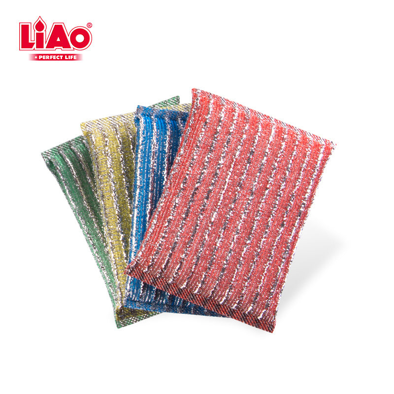 Dish Sponge 4 pcs Mixed Colors Liao F130038