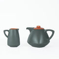 Faria & Bento Tea Serving Set - Grey x Dark Orange, 2 Pieces