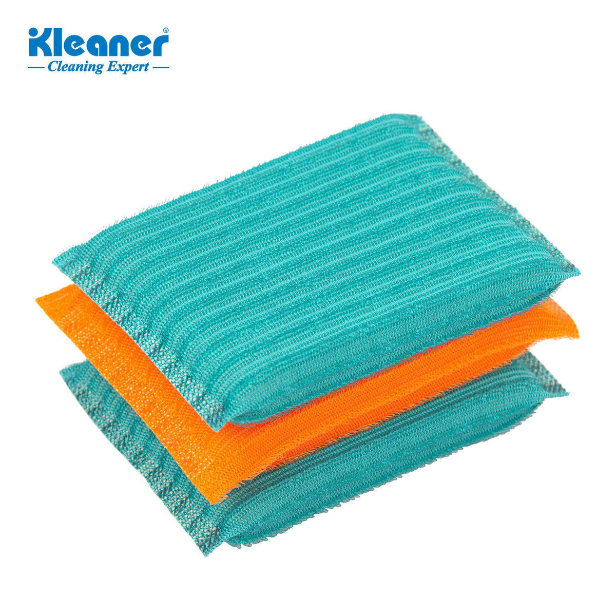 Kleaner Colored Dish Sponge - 3 Pieces