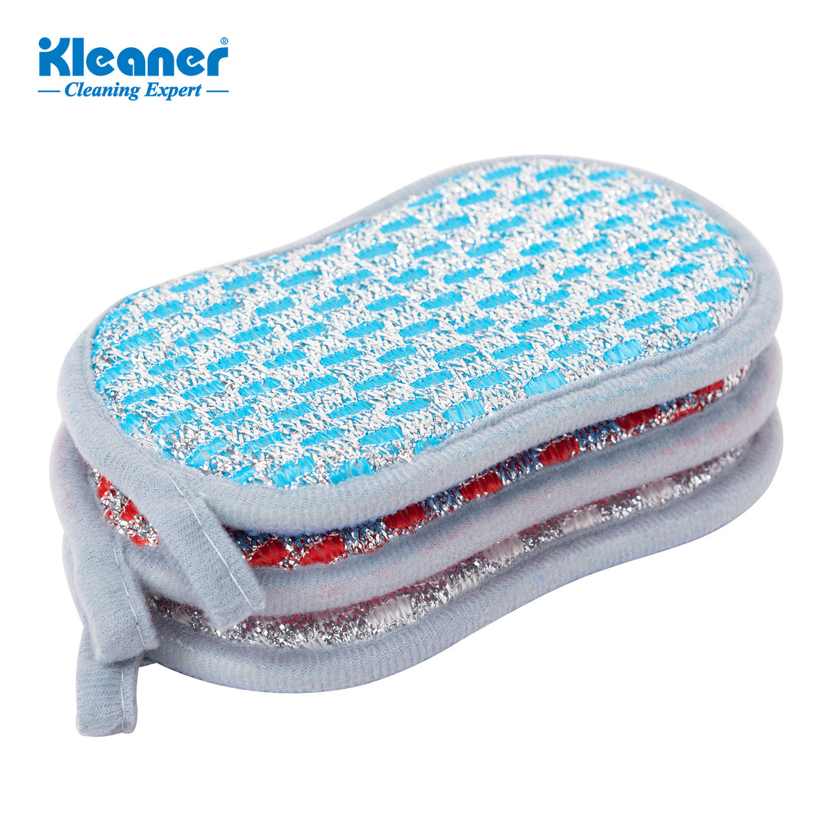 Kleaner Silver Dish Sponge - 3 Pieces