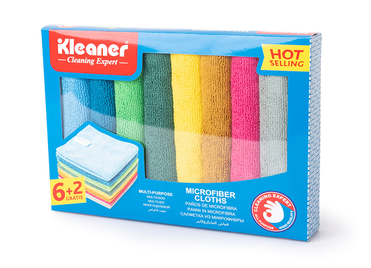 Microfiber Kitchen Towel Set 30x30cm - 8 Pieces
