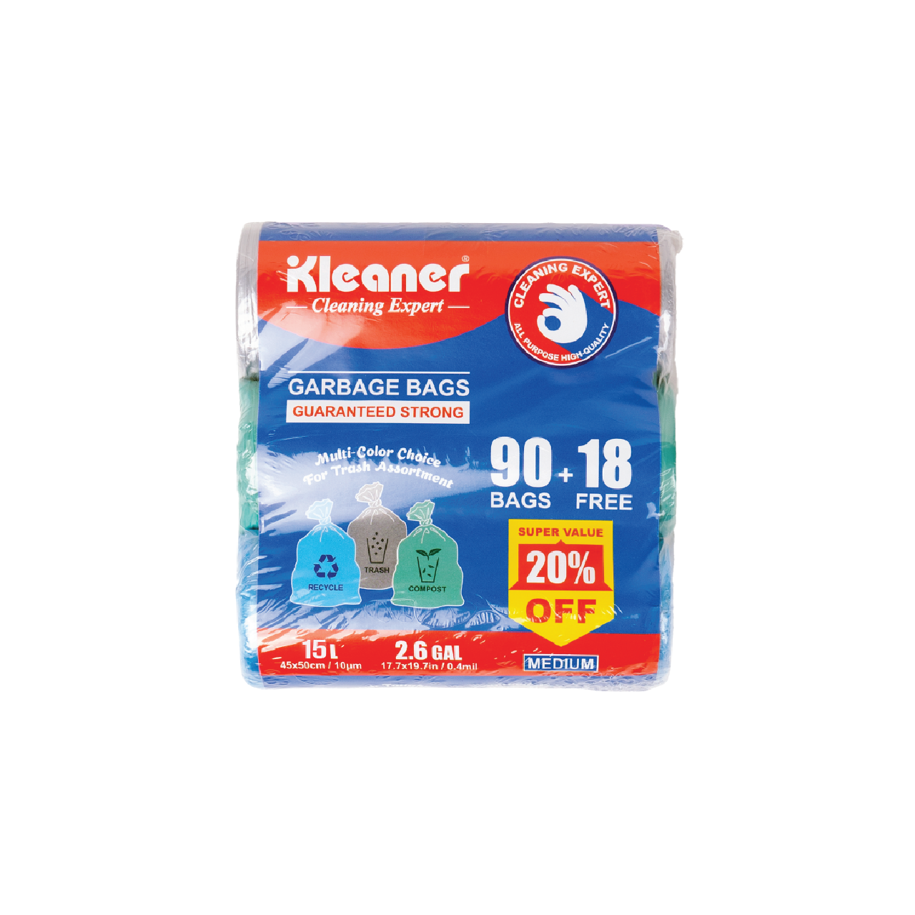 Garbage Bag No Handle 15 Liter GSL003