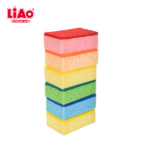 Dish Sponge 6 pcs Liao / Mixed Colors