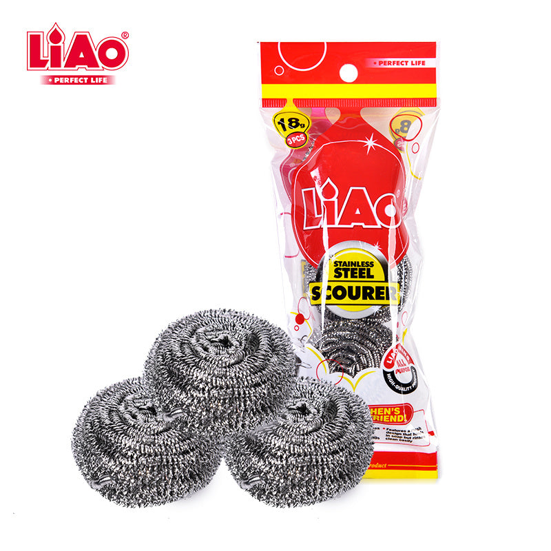 Dish Scrubber 3 pcs 18 g / Liao