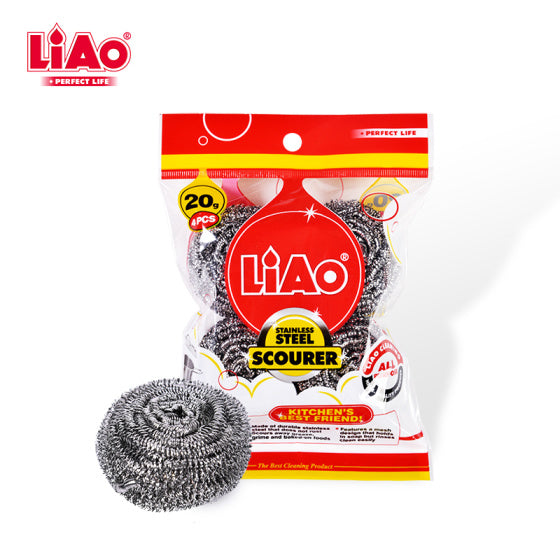 Dish Scrubber 4 pcs 20 g / Liao