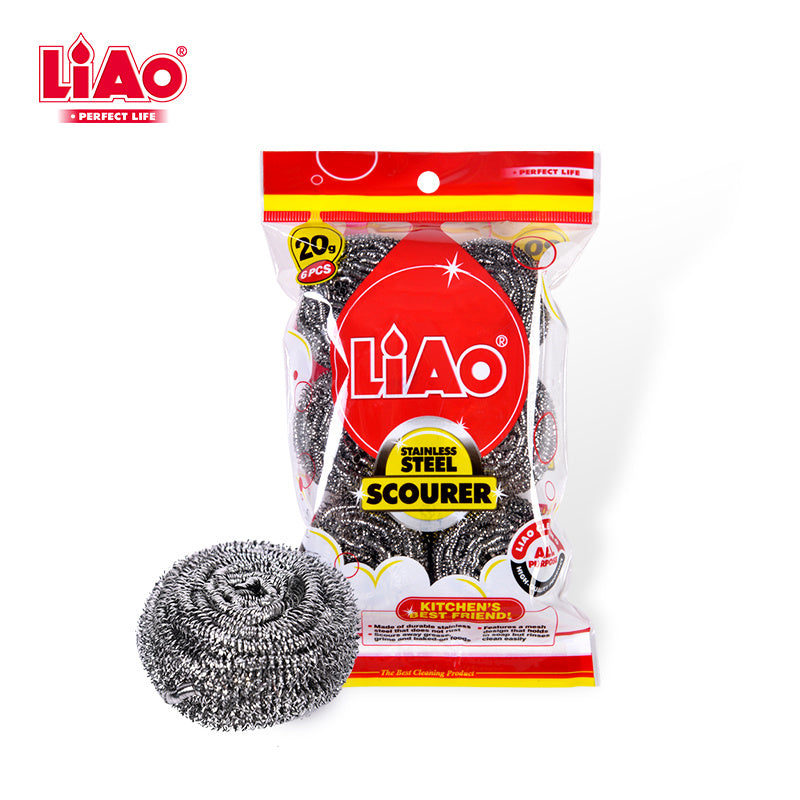 Dish Scrubber 6 pcs 20 g / Liao