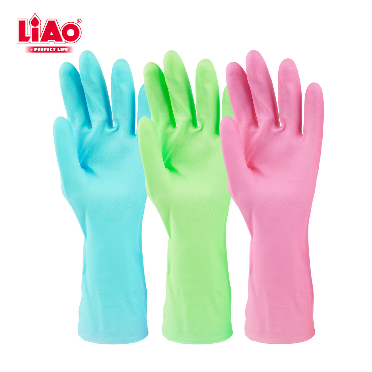 Box of Gloves 100 pcs Multi-Purpose Size Large - Liao / Blue