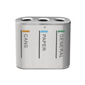 3 Compartment Indoor Color Coded Garbage Dustbin Stand Segregated Recycling Waste Bin