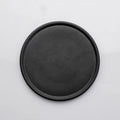 AbraCadabra Straight Form Black Dessert Plate - 25cm