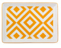 Porland Morocco Rectangular Plate - Yellow, 18x13cm