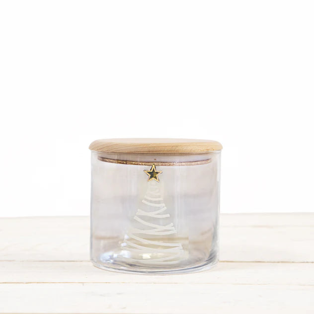 Pasabahce Essentials Jar - Frosted Christmas Tree 2, 620ml