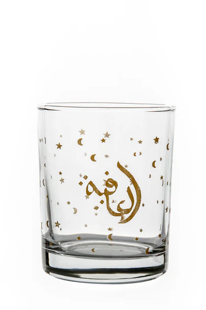 Mindada Abundance Istanbul Old Fashioned Glass - 6 Pieces, 250ml Color:Gold