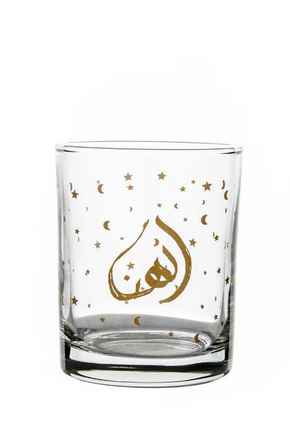 Mindada Abundance Istanbul Old Fashioned Glass - 6 Pieces, 250ml Color:Gold