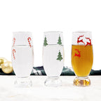 Pasabahce Aquatic 6 Highball Glasses Set - Holiday Series, 370ml Color:Multicolor