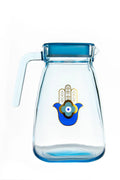 Mindada Layal Carre Pitcher with Lid - Turquoise, 1.8L