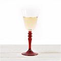 Pasabahce Symphony White Wine Glass - Red Stem, 200ml