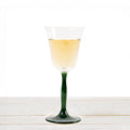 Pasabahce Soprano White Wine Glass - Green Stem, 195ml