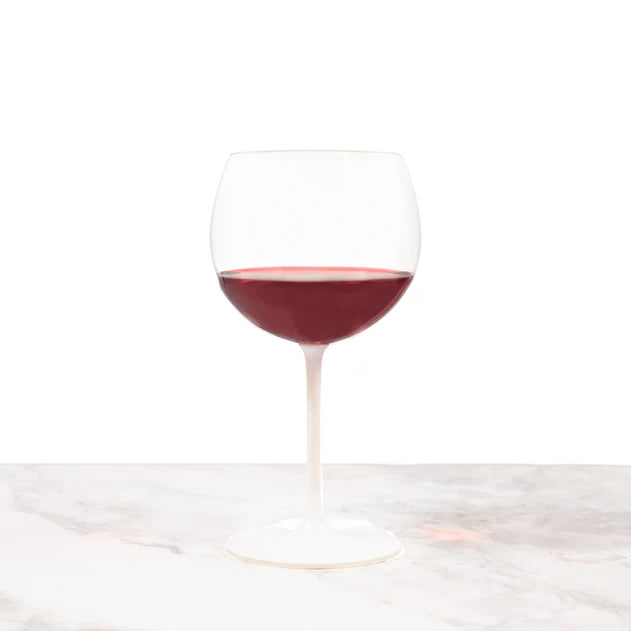 Pasabahce Chateau Bourgogne Blanc Glass - White Stem, 570ml