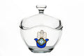 Mindada Layal Toscana Candy Bowl - Blue Hand of Fatima, 13cm