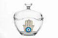 Mindada Layal Toscana Candy Bowl - Gold Hand of Fatima, 13cm