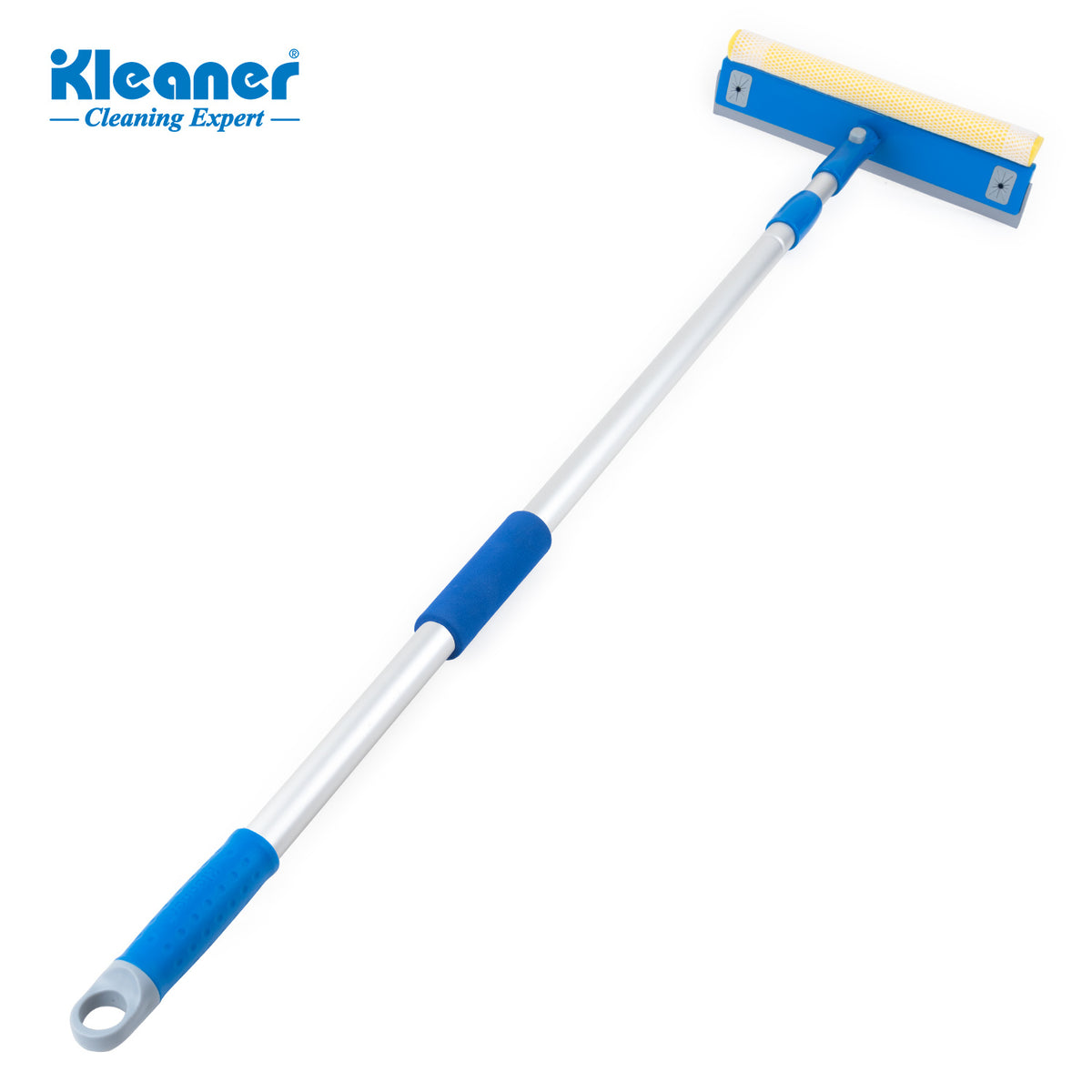 Kleaner 360Â° Glass Squeegee with Telescopic Handle 12 inch