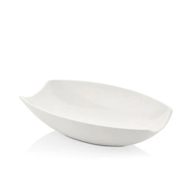 Kulsan Olivia Serving Bowl - White, 40x27cm