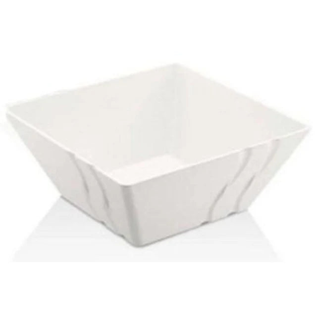 Kulsan Luxor Square Bowl - White, 19x19cm