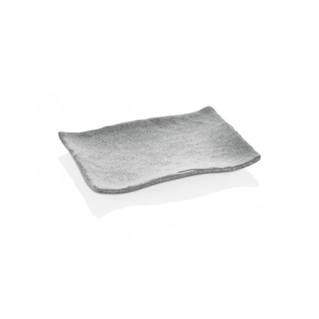 Kulsan Grey Granite Rectangular Platter - 27.7x19.2cm