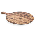 Kulsan Walnut Effect Round Board with Handle - 35cm