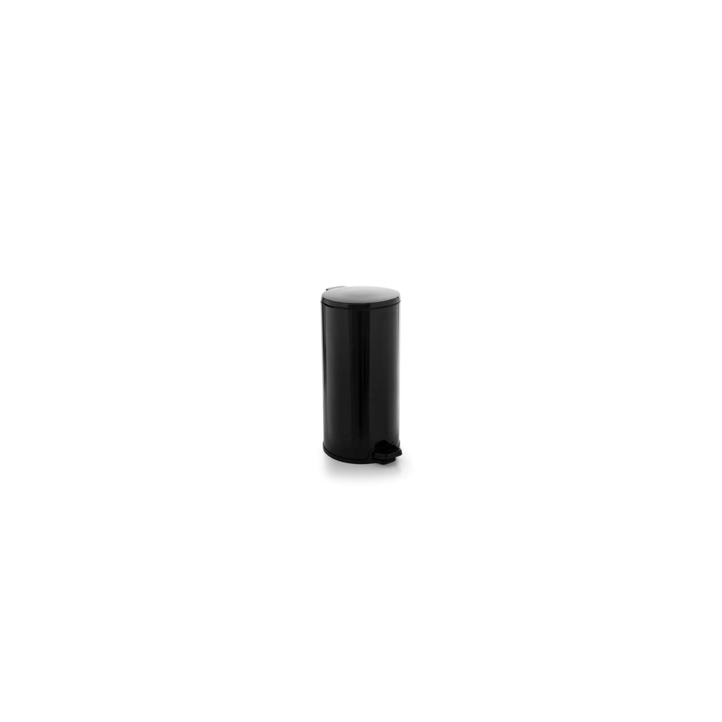 Primanova Soft - Hydraulic Stainless Steel Trash Can 40L Black