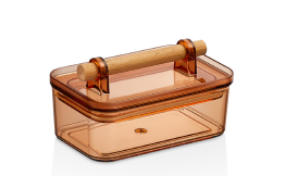 Baul 0,4 L Storage Box with Wood Handle M9K