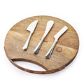Mio Mazag Round Serving Platter with Copper Handle - 36cm