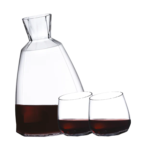 Pasabahce Crystal Momento Decanter and Glasses Set