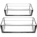 Borcam Premium Rectangular Oven Dishes Set - 2 Pieces