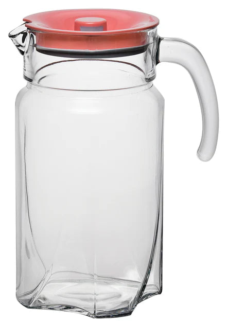 Pasabahce Luna Pitcher with Pink Cover - 1.75L