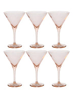 Pasabahce V-Line Martini Glass - Pink, 250ml