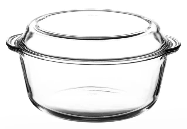 Borcam Round Casserole with Cover - 3.15L