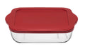Borcam Bake & Keep Square Oven Dish with Lid - 31.8x28.3cm