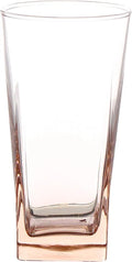 Pasabahce Carre Highball Glass - Pink, 305ml