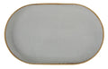 Porland Seasons Oval Serving Platter - Grey, 32x20cm